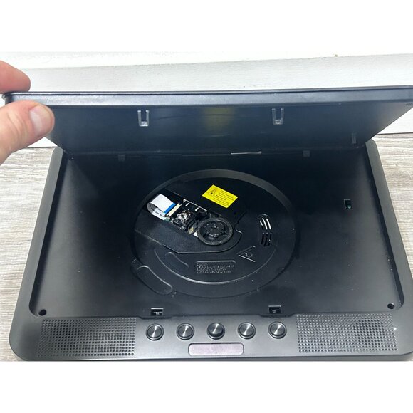 Sylvania 10''Dual-Screen Portable DVD Player Model SDVD1037 Black - Picture 3 of 6